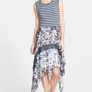 Bailey 44 Retrieve Chiffon Asymmetrical Hem Dress